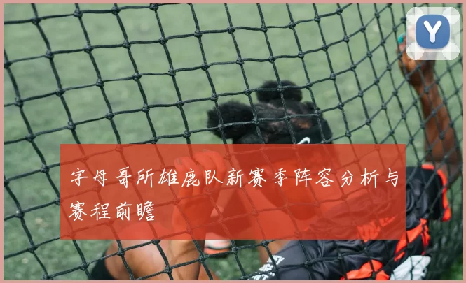 字母哥所雄鹿队新赛季阵容分析与赛程前瞻