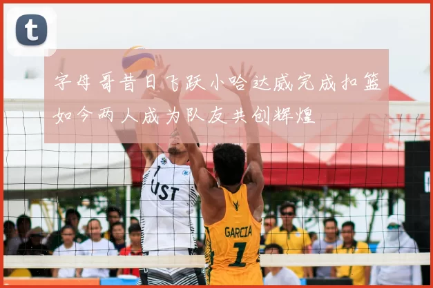 字母哥昔日飞跃小哈达威完成扣篮如今两人成为队友共创辉煌
